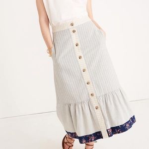 SOLD! Madewell Patchwork Skirt - New Denim Project